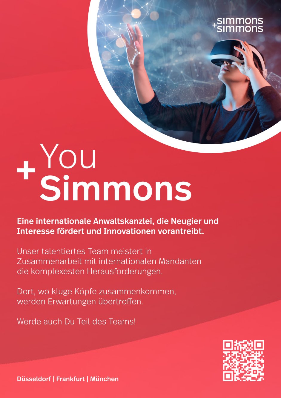 Anzeige You + Simmons & Simmons